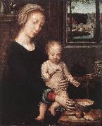 DAVID, Gerard Madonna and Child with the Milk Soup dgw China oil painting reproduction